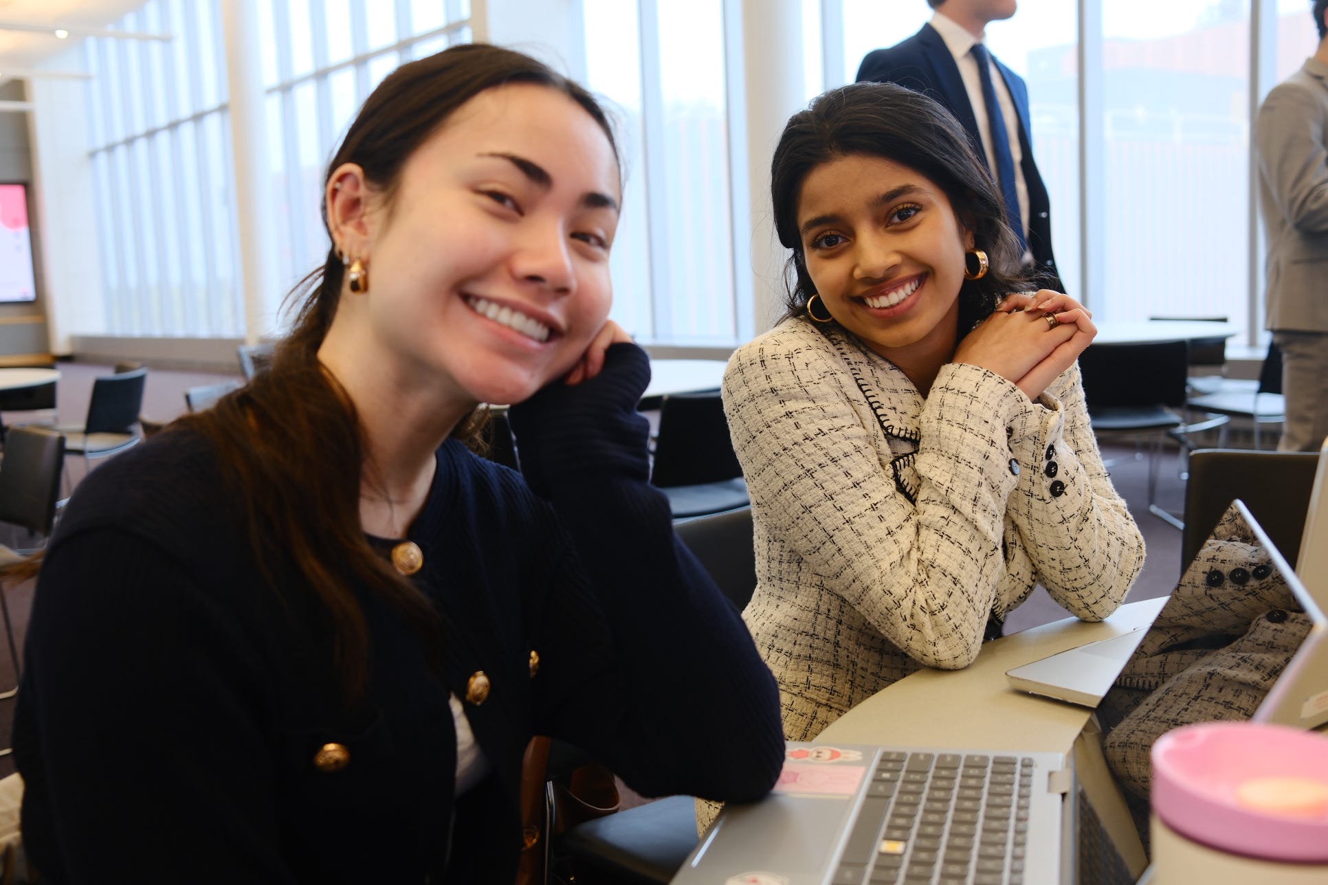 MAM members working together at an end-of-semester showcase