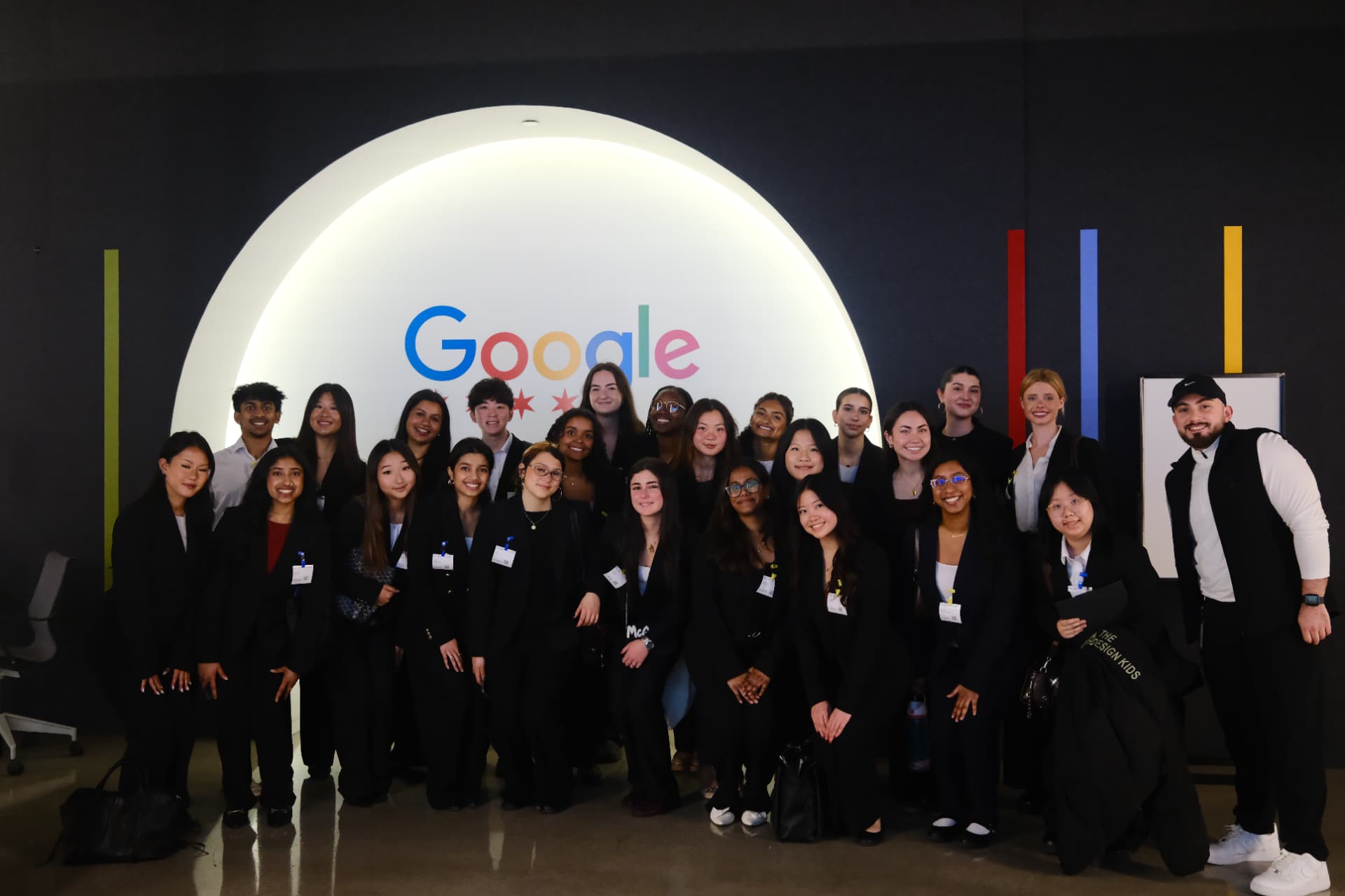 MAM members visiting the Google office
